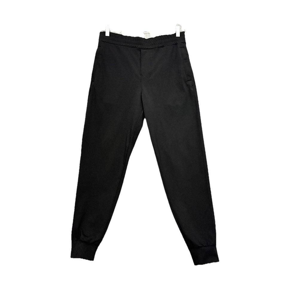 Thousand‎ Miles Jogger Pants Mens S Black Performance Stretch Tapered Zipper Gym